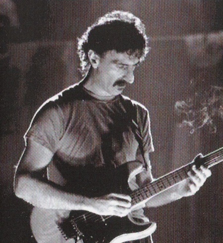 Zappa playing guitar